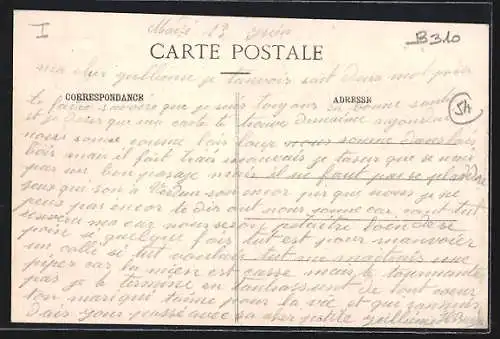 AK Champenoux, Scène animée de village avec habitants et cycliste