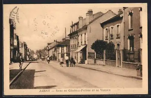 AK Jarny, Rues du Général-Patton et de Verdun