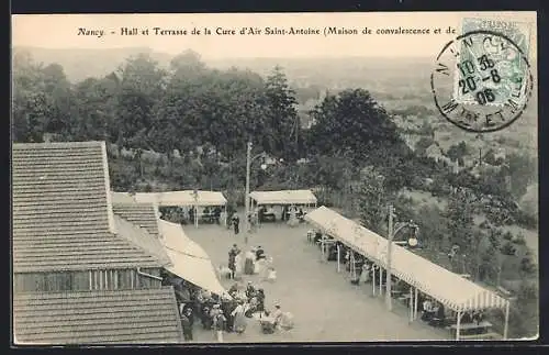 AK Nancy, Hall et Terrasse de la Cure d`Air Saint-Antoine (Maison de convalescence et de repos)