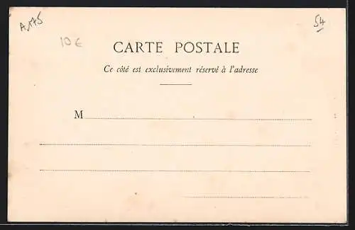 AK Dieulouard, Le Château avec troupeau de vaches devant
