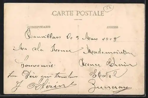 AK Lunéville, La Vieille Route d`Einville pendant la guerre de 1914