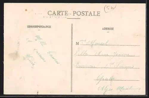 AK Pont-à-Mousson, Guerre 1914-1915, Hospice des Vieillards en ruines
