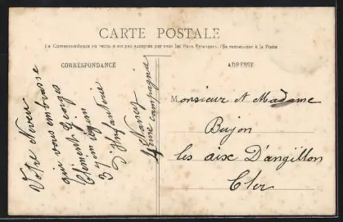 AK Nancy, Caserne Ladevèze et soldat saluant avec un souvenir