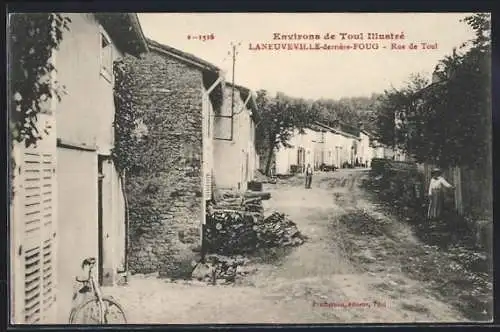 AK Laneuveville-derrière-Foug, Rue de Toul