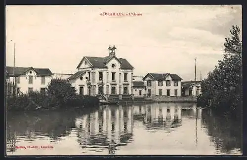 AK Azerailles, L`Usine et son reflet dans l`eau