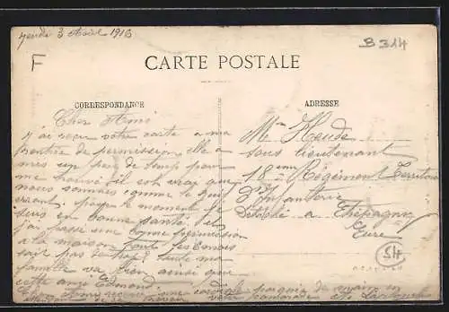 AK Reherrey, Route de Merviller, Bas du Village