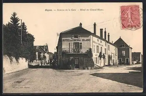 AK Bayon, Avenue de la Gare, Hôtel du Cheval-Blanc