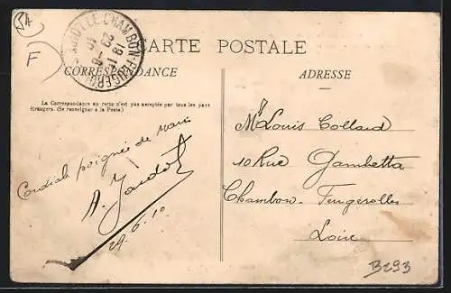 AK Brin-sur-Seille, Pont frontière entre Brin et Bloncourt, Souvenir de la Frontière