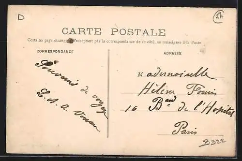 AK Cirey, Place Chevandier avec bâtiments historiques