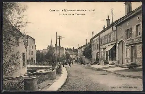 AK Circy-sur-Vezouze, La Rue de la Verrerie