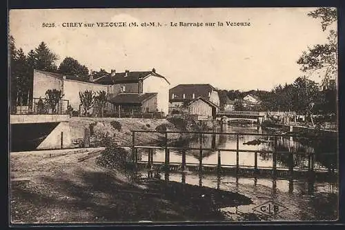 AK Cirey-sur-Vezouze, Le Barrage sur la Vezouze