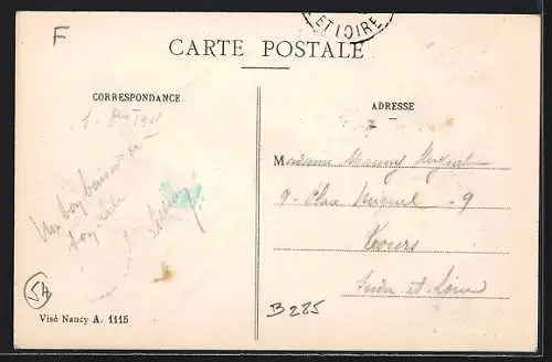 AK Lay-St-Christophe, La Grande Rue