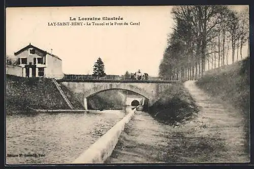 AK Lay-Saint-Rémy, Le Tunnel et le Pont du Canal