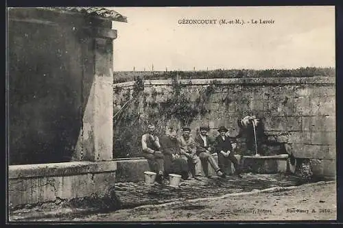 AK Gézoncourt, Le Lavoir