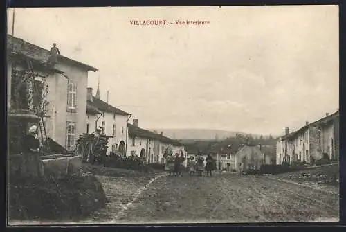 AK Villacourt, Vue intérieure