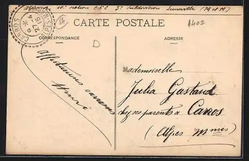 AK Bénaménil, Vue prise du Clocher