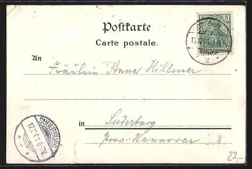 Lithographie Rüngsdorf, Hotel & Pension Dreesen, Drachenfels