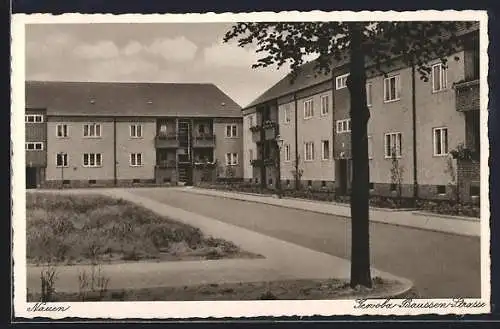 AK Nauen / Haveland, Gewoba-Baussen-Strasse