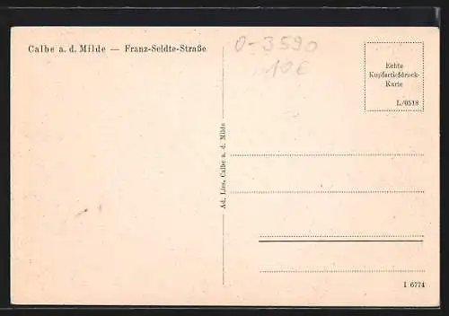 AK Calbe a. d. Milde, Franz-Seldte-Strasse