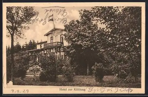 AK Brunshaupten /Ostsee, Hotel und Restaurant zur Kühlung v. O. Greifeld