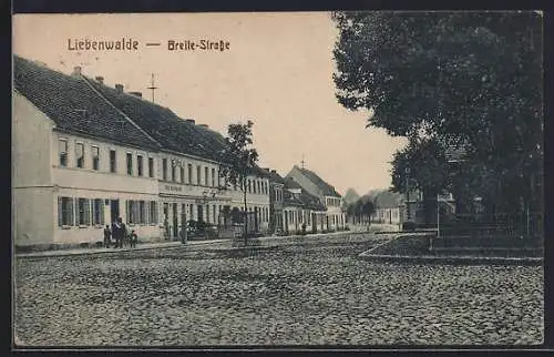 AK Liebenwalde, Hotel Paul Hafemann in der Breite-Strasse