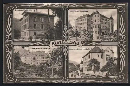 AK Künzelsau, Dekanats-Gebäude, Schullehrer Seminar, Präparanden-Anstalt