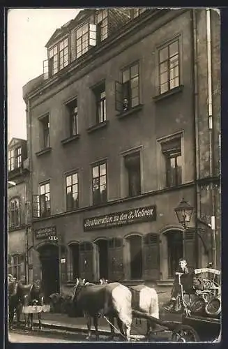 Foto-AK Nürnberg, Gasthaus zu den 3 Mohren, Jamnitzer Strasse 7