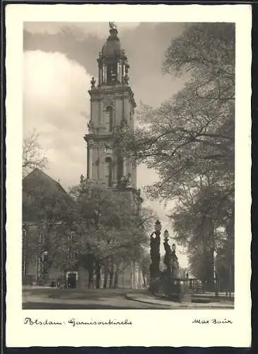 Foto-AK Max Baur: Potsdam, An der Garnisonkirche