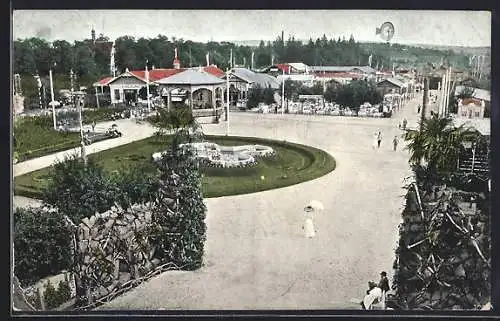 AK Pisek, Jubilejní Výstava v Písku 1912, Od prumyslového paláce