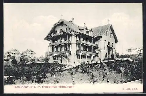 AK Münsingen, Vereinshaus der fr. Gemeinde