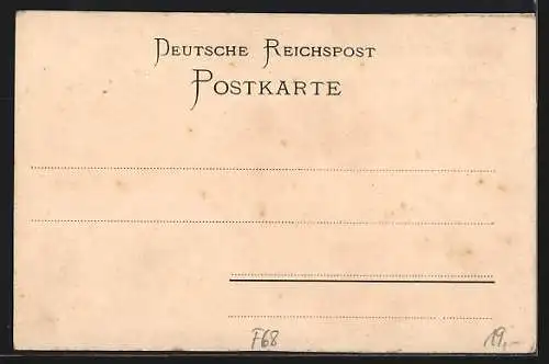 Lithographie Odern, Restaurant zum Nussbaum, Kirche mit Gnadenbild, Panorama