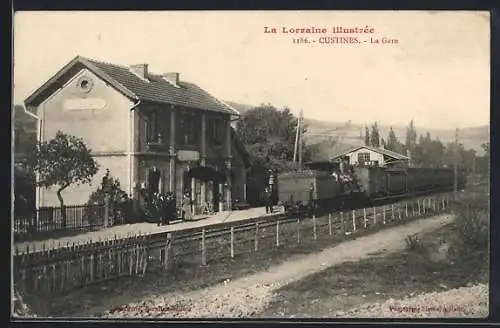 AK Custines, La Gare