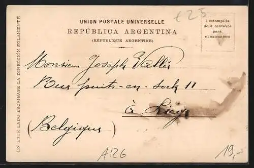 Lithographie Rosario, Correo, Banco nacional