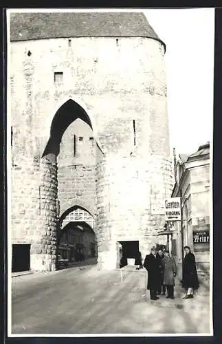 AK Hainburg, Partie am Wienertor, Gasthof