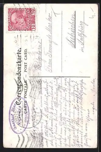 AK Natters bei Innsbruck, Ortsansicht mit Kirche