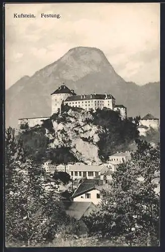 AK Kufstein, Blick auf die Festung