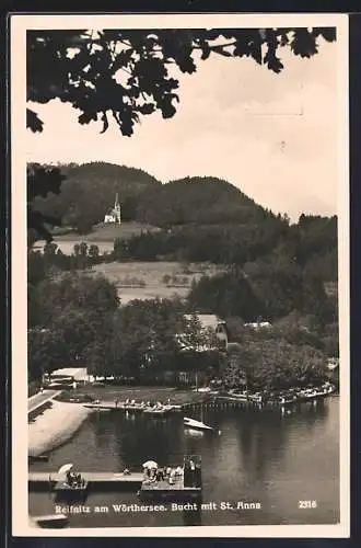 AK Reifnitz am Wörthersee, Bucht mit St. Anna