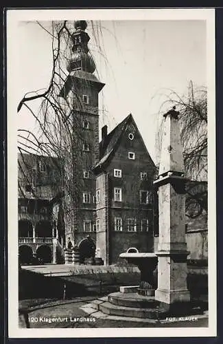 AK Klagenfurt, Landhaus im Sonnenschein