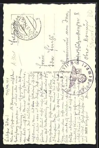 AK Dürnstein, Blick zur Kirche