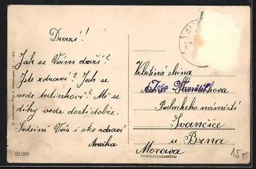 AK Alland im Gebirge, Heilanstalt mit Umgebung vom Wasser aus