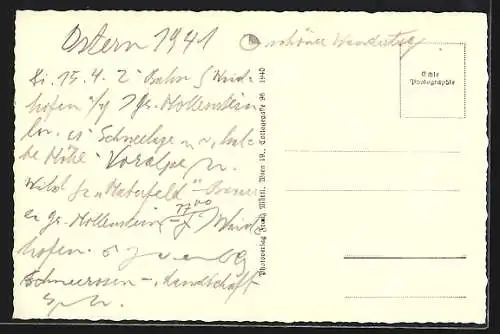 AK Gross Hollenstein /N.-Oe., Teilansicht mit Kirche und Voralpe