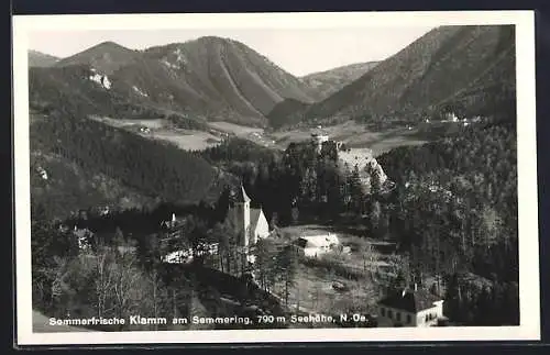 AK Breitenstein am Semmering, Klamm mit Kirche