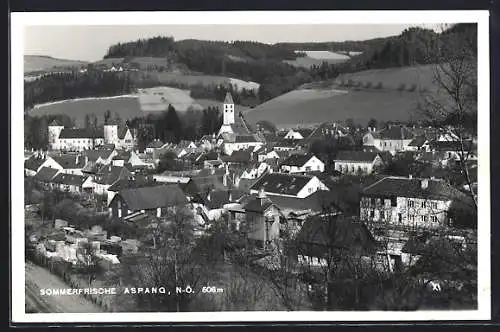 AK Aspang /N.-Ö., Totalansicht aus der Vogelschau
