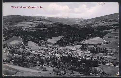 AK Aspang /N.-Ö., Gesamtansicht mit dem Wechsel