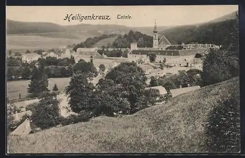 AK Heiligenkreuz, Totalansicht mit Stift