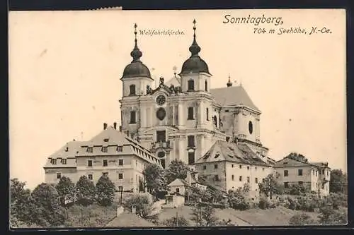 AK Sonntagberg /N.-Ö., Die Wallfahrtskirche