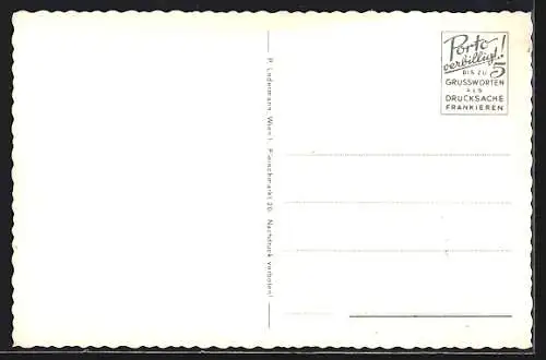 AK Zeillern bei Amstetten, Erholungsheim mit Kirche vom Wasser aus