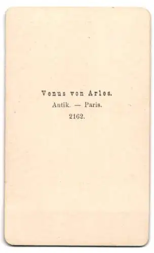 Fotografie unbekannter Fotograf und Ort, Büste der Venus von Arles