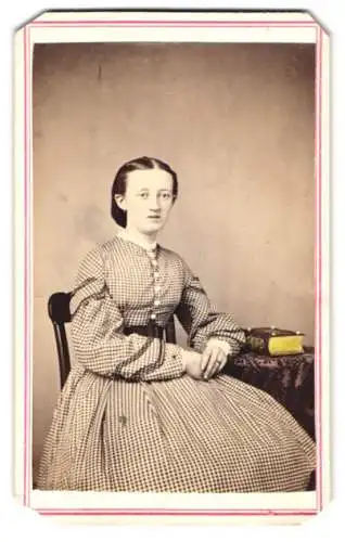 Fotografie H. D. Cole, Bainbridge, N. Y., Sitzportrait einer Dame