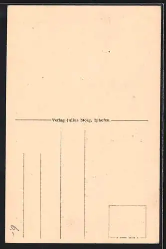 AK Iphofen, Ehem. Rentamt, Partie am Hackerturm